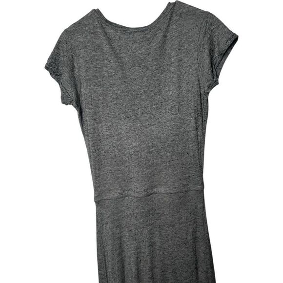 Allsaints Marley Gray T-Shirt Jersey Short Sleeve Midi Dress Size S - Picture 7 of 10